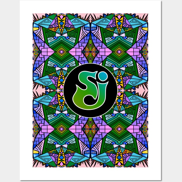 String Cheese Incident - Trippy Pattern 4 Wall Art by ShawnBallardDesigns